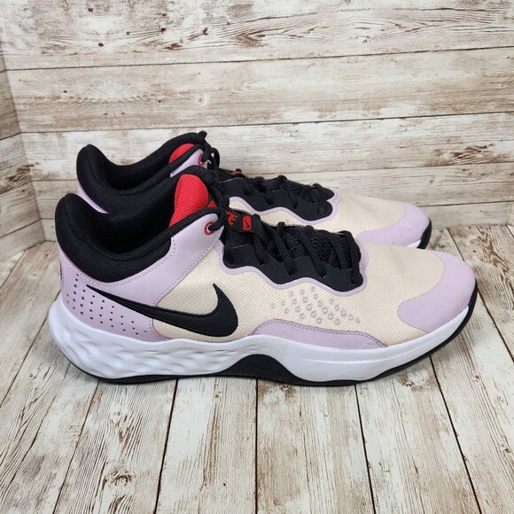 NIKE Fly.By Mid 3 Pearl White Doll Mens 13 Athletic Basketball Shoes DD9311-200 main image 6